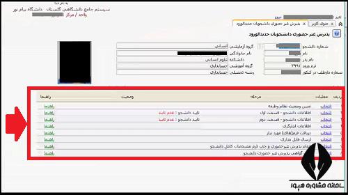ثبت نام غیر حضوری در سایت گلستان پیام نور اصفهان